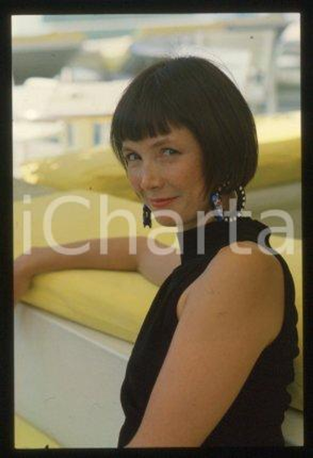 35mm vintage slide* 1987 ca CINEMA French actress Sabine AZEMA (12)