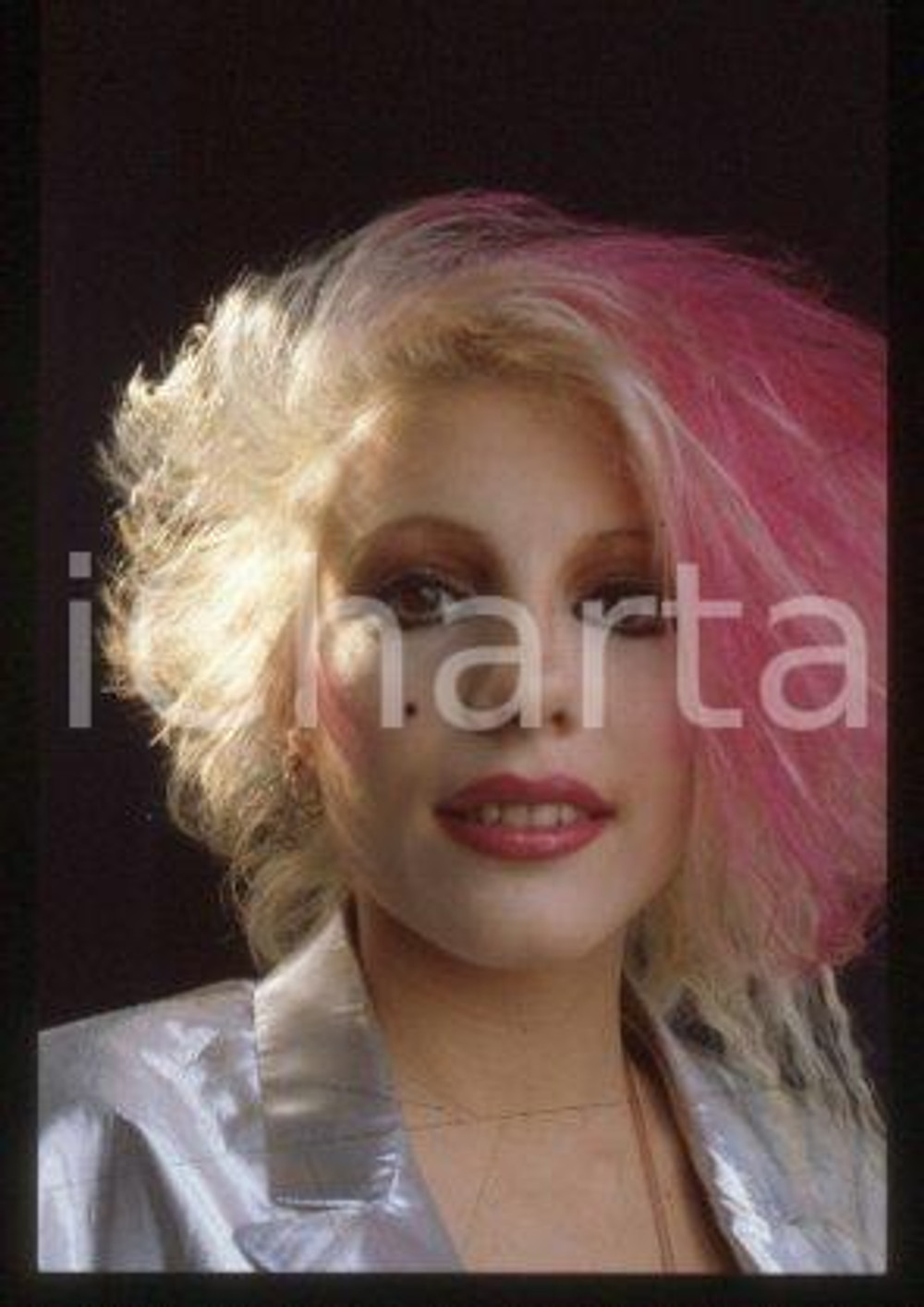 35mm vintage slide* 1983 ITALY American rock band MISSING PERSONS Dale BOZZIO 2