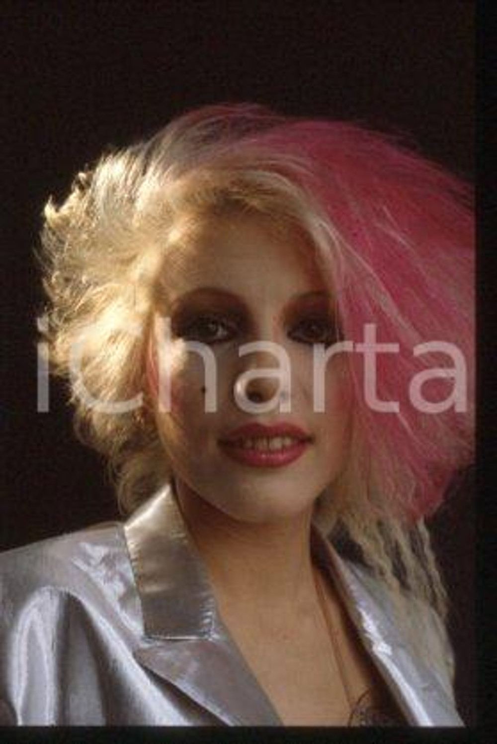 35mm vintage slide* 1983 ITALY American rock band MISSING PERSONS Dale BOZZIO 5