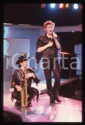 35mm vintage slide* 1986 THE PSYCHEDELIC FURS British musician Richard BUTLER 26