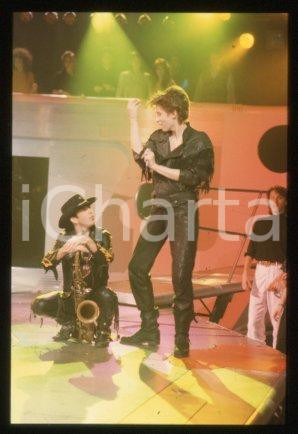 35mm vintage slide* 1986 THE PSYCHEDELIC FURS British musician Richard BUTLER 33