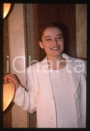 35mm vintage slide* 1998 MILANO TEATRO "HOLLYWOOD" L'attrice Julka BEDESCHI (22)