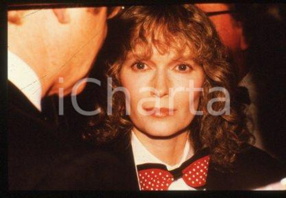 35mm vintage slide* 1987 CINEMA an Actress Mia FARROW with Woody ALLEN (24)