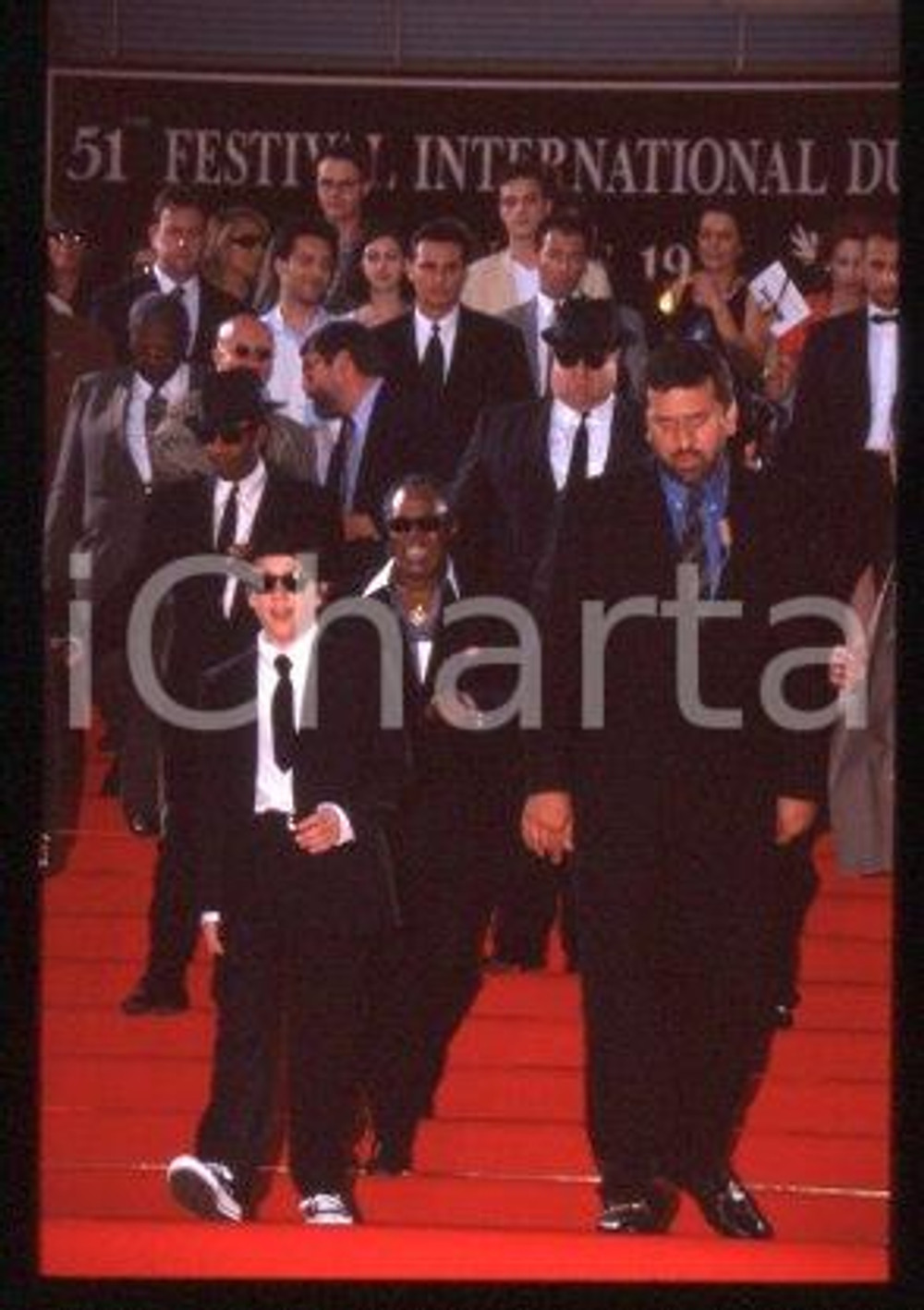 35mm vintage slide* 1998 CANNES FESTIVAL American actor J. Evan BONIFANT (5)
