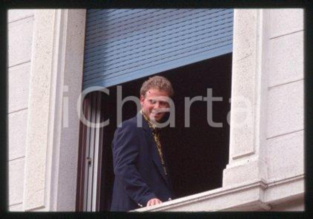 35mm vintage slide* 1995 ca MILAN an American actor Ian ZIERING (3)