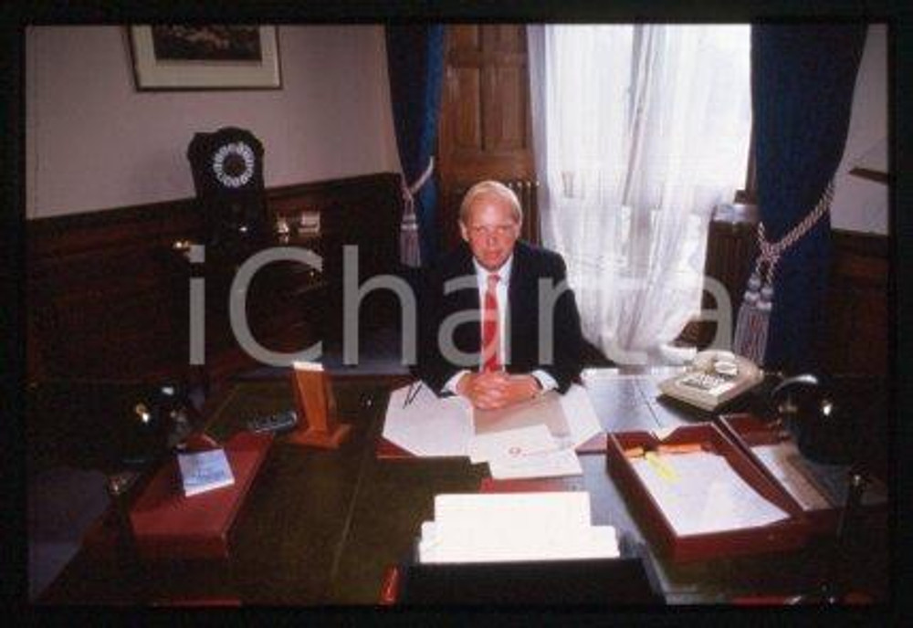 35mm vintage slide* 1990 ca POLITICS Malcolm Ian SINCLAIR - Lord CAITHNESS (1)