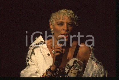 35mm vintage slide* 1989 SANREMO Pop Festival Pop singer YAZZ - Yasmin EVANS (4)