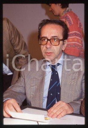 35mm vintage slide* 1999 MILAN ITALY Albanian novelist Ismail KADARE (2)