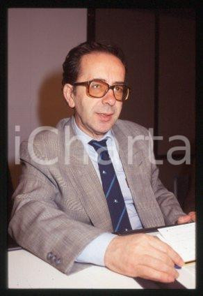 35mm vintage slide* 1999 MILAN ITALY Albanian novelist Ismail KADARE (9)