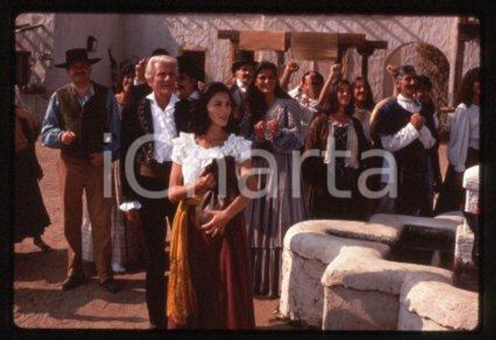 35mm vintage slide* 1990 DRAMA Series "ZORRO" Actres  Patrice MARTINEZ (1)