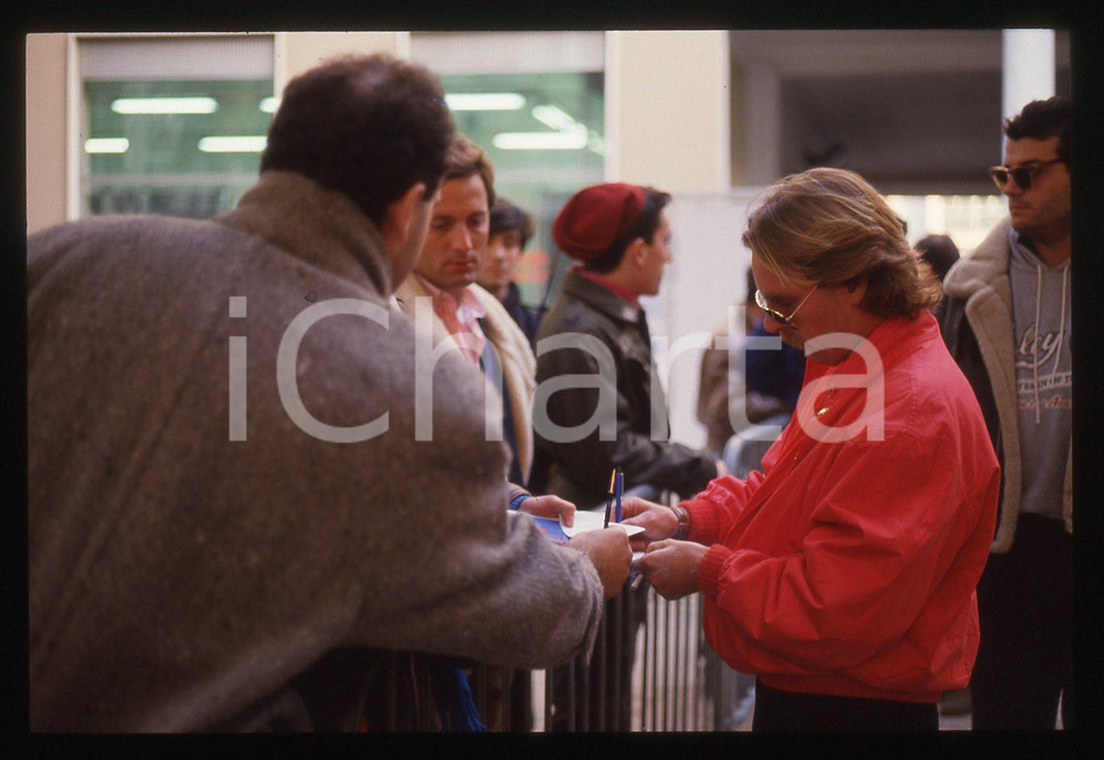35mm vintage slide* 1988 AIRC Gara beneficenza - Keke ROSBERG firma autografo 2