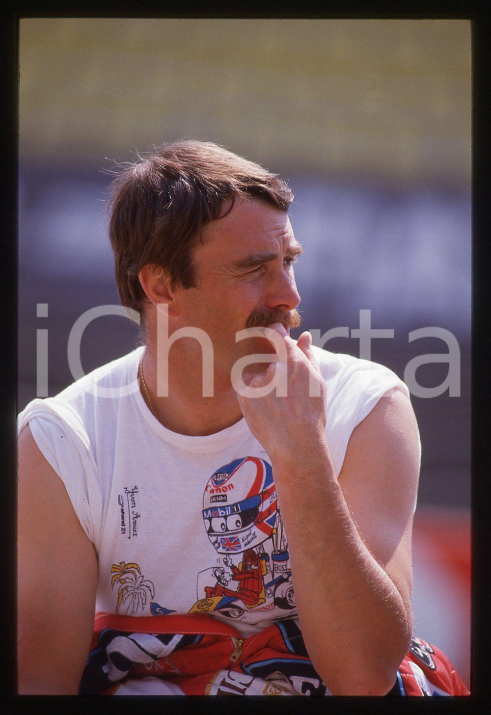 35mm vintage slide* 1988 GP MONZA Nigel MANSELL scuderia WILLIAMS - Ritratto (8)