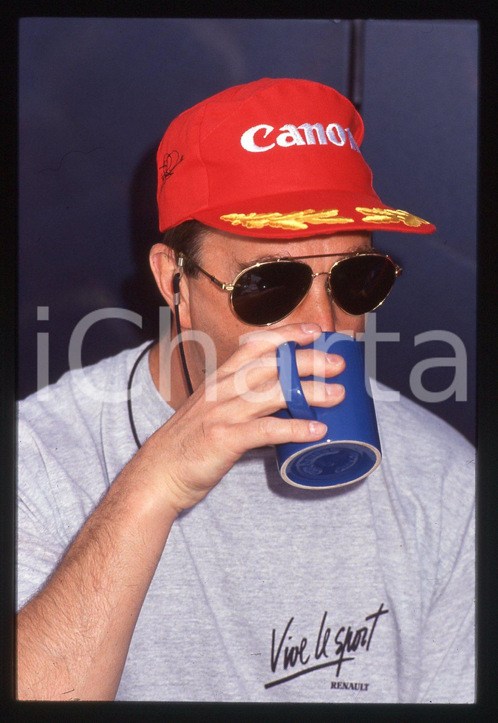 35mm vintage slide* 1990ca FORMULA1 Nigel MANSELL scuderia WILLIAMS - Ritratto 3