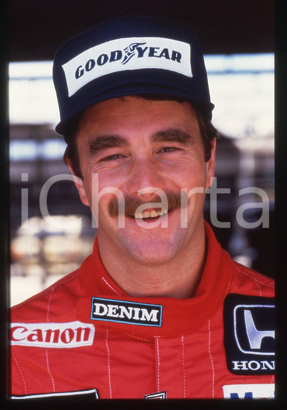 35mm vintage slide* 1987 FORMULA1 Nigel MANSELL scuderia WILLIAMS - Ritratto (4)