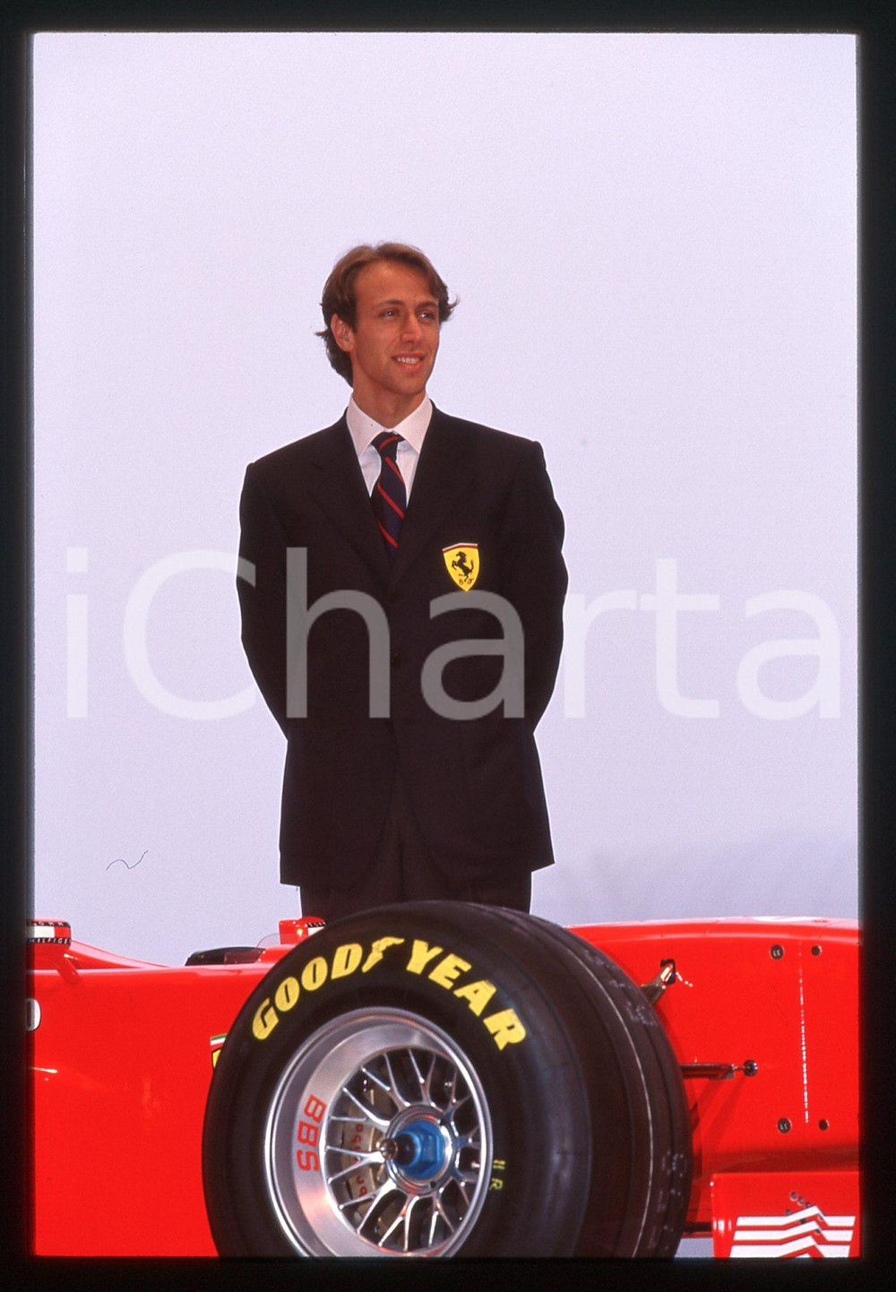 35mm vintage slide* 1998 MARANELLO Luca BADOER Presentazione FERRARI F300 (4)