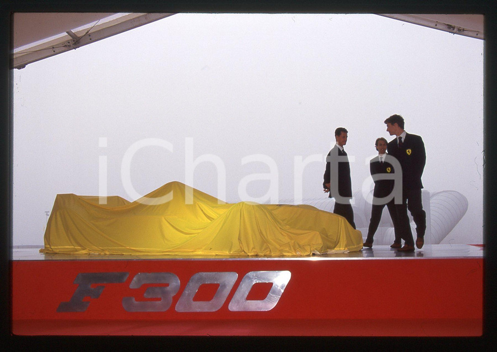 Fotografia d epoca originale 35mm vintage slide 1998 MARANELLO Michael SCHUMACHER FERRARI F300 1