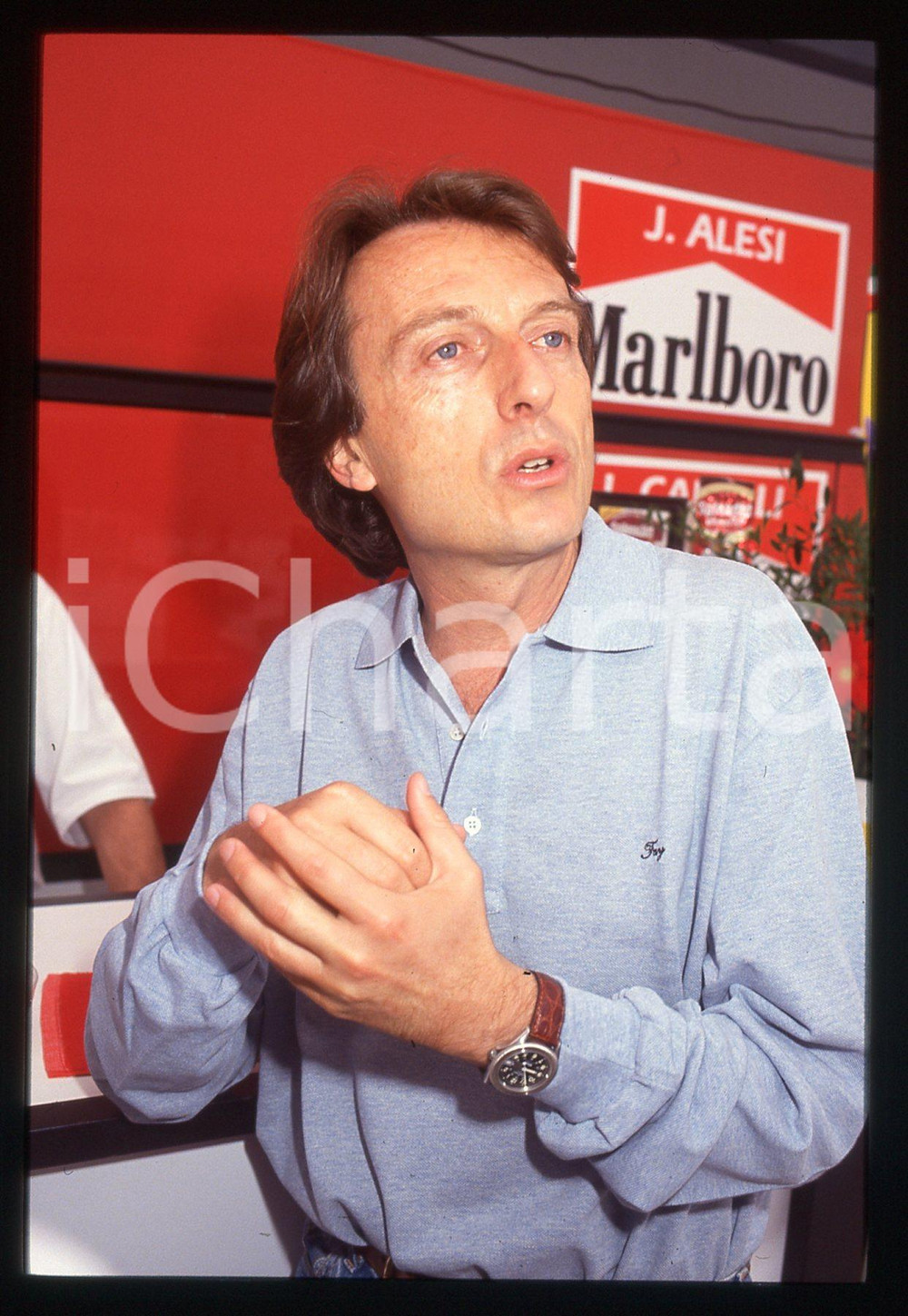 35mm vintage slide* 1992 FORMULA1 Luca CORDERO di MONTEZEMOLO scuderia FERRARI 4