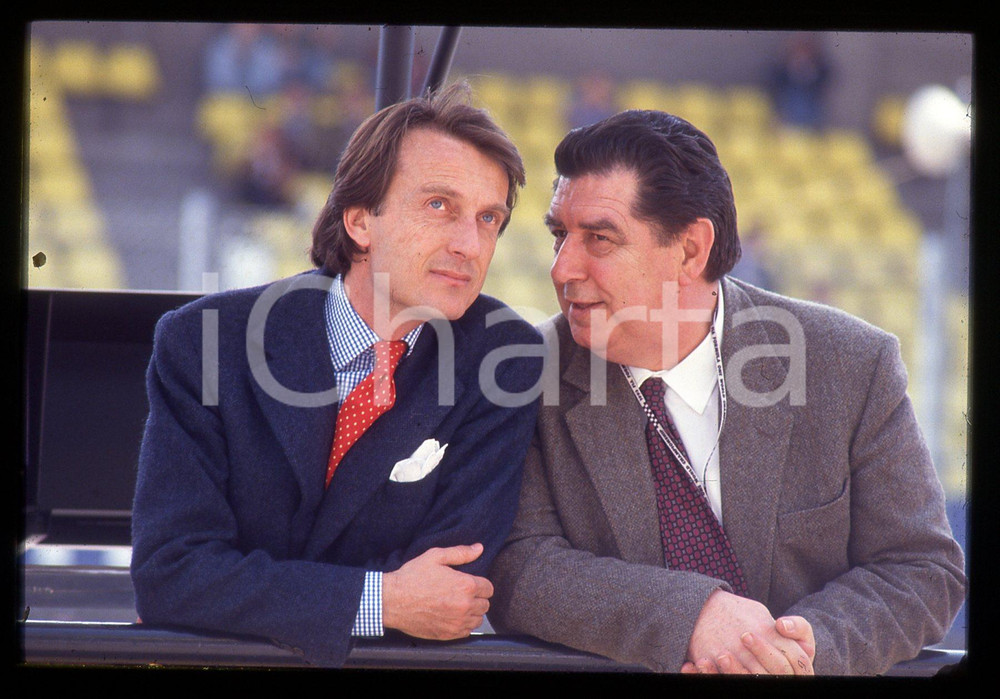 35mm vintage slide* 1993 GP SAN MARINO Luca CORDERO MONTEZEMOLO Franco GOZZI (2)