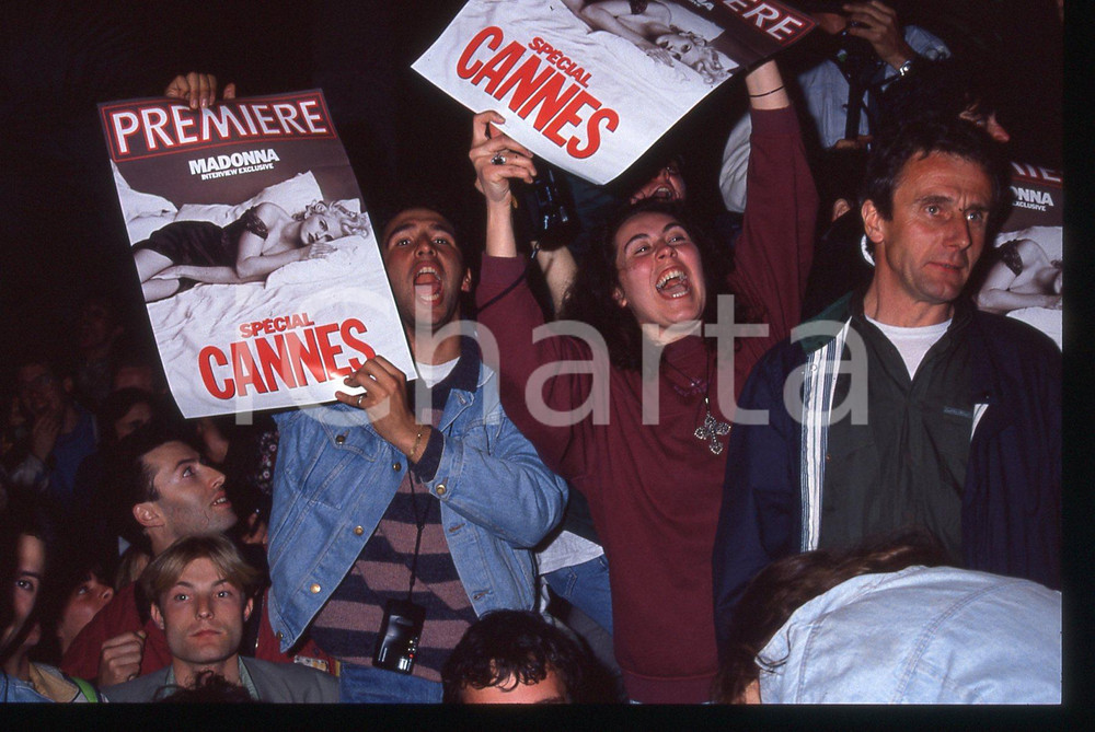 35mm vintage slide* 1991 CANNES MADONNA Louise Veronica CICCONE - Fans