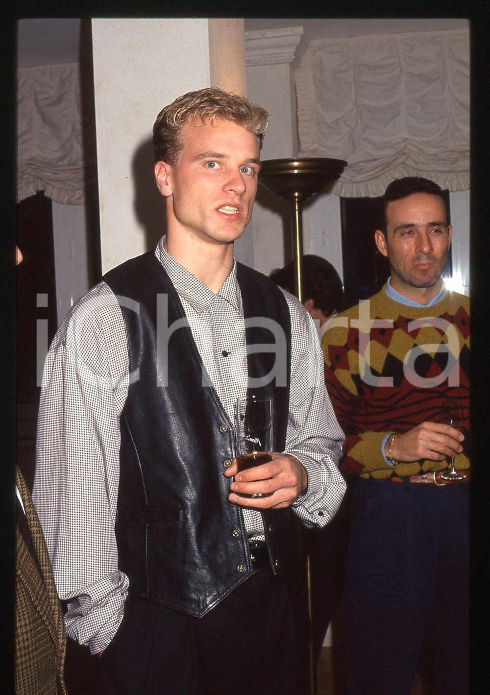 35mm vintage slide* 1993 ITALIA CALCIO Dennis BERGKAMP - Ritratto