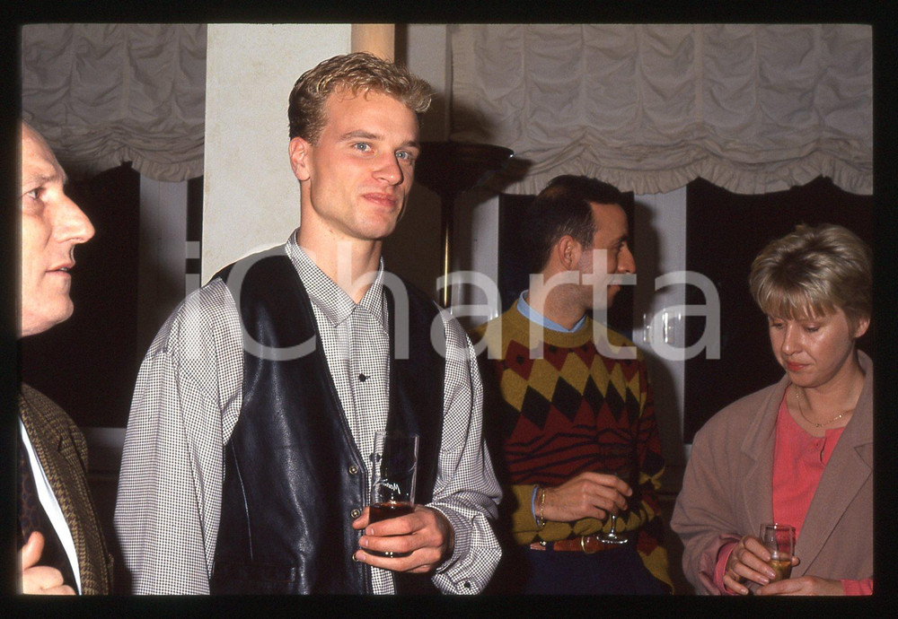 35mm vintage slide* 1993 ITALIA CALCIO Dennis BERGKAMP - Ritratto (2)