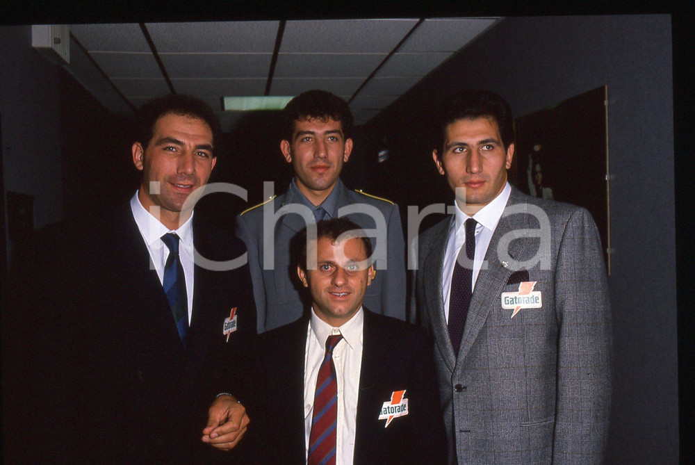 35mm vintage slide* 1990 ca ITALIA Carmine Giuseppe ABBAGNALE Giuseppe DI CAPUA