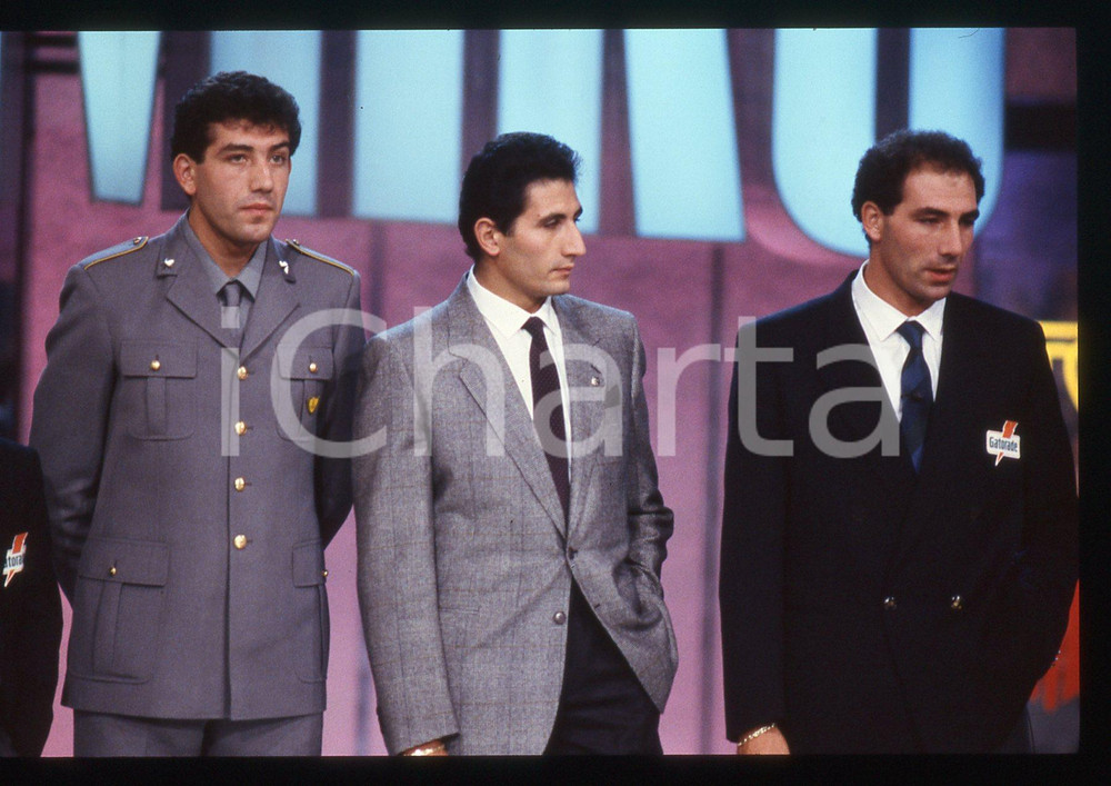 35mm vintage slide* 1990 ca ITALIA Carmine Giuseppe e Agostino ABBAGNALE 