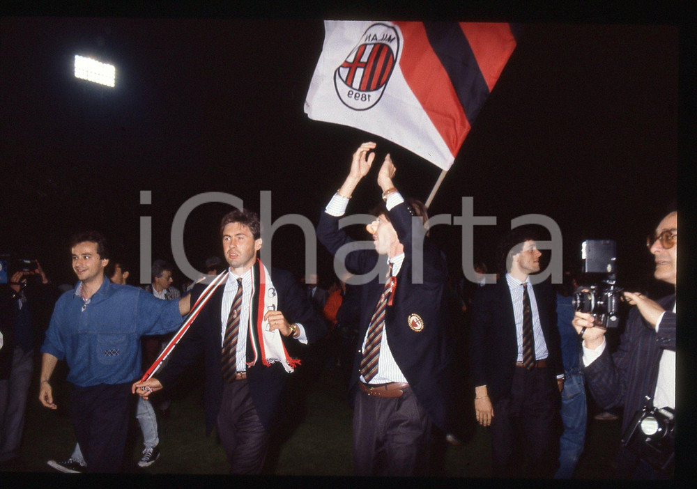 35mm vintage slide* 1988 MILANO Carlo ANCELOTTI Filippo GALLI Roberto DONADONI
