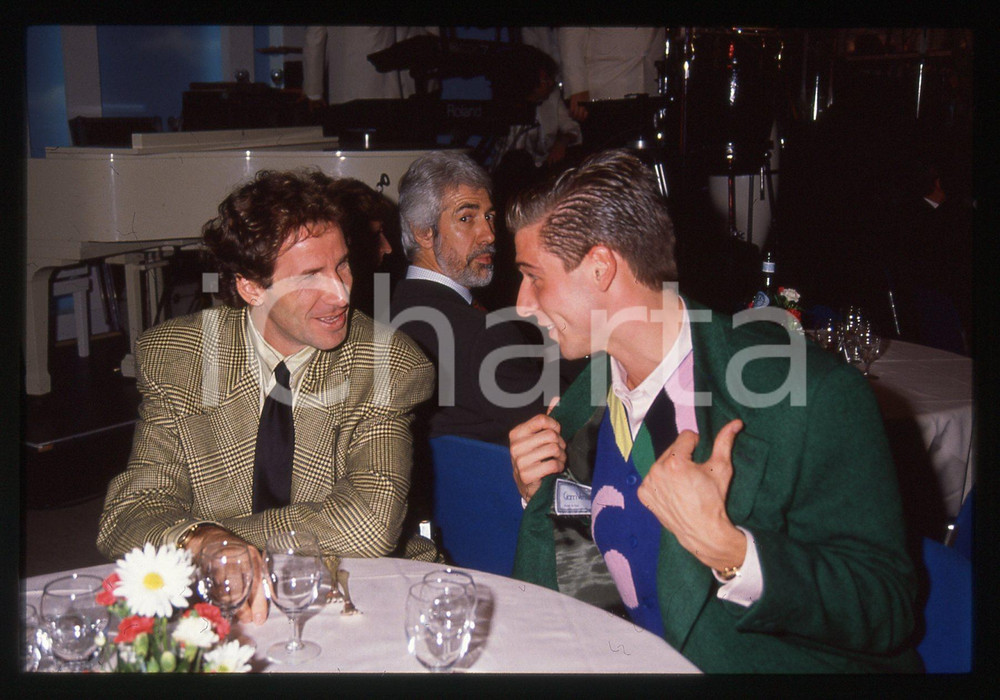 35mm vintage slide* 1989 CAMPIONE D'ITALIA Franco BARESI e Nicola BERTI 