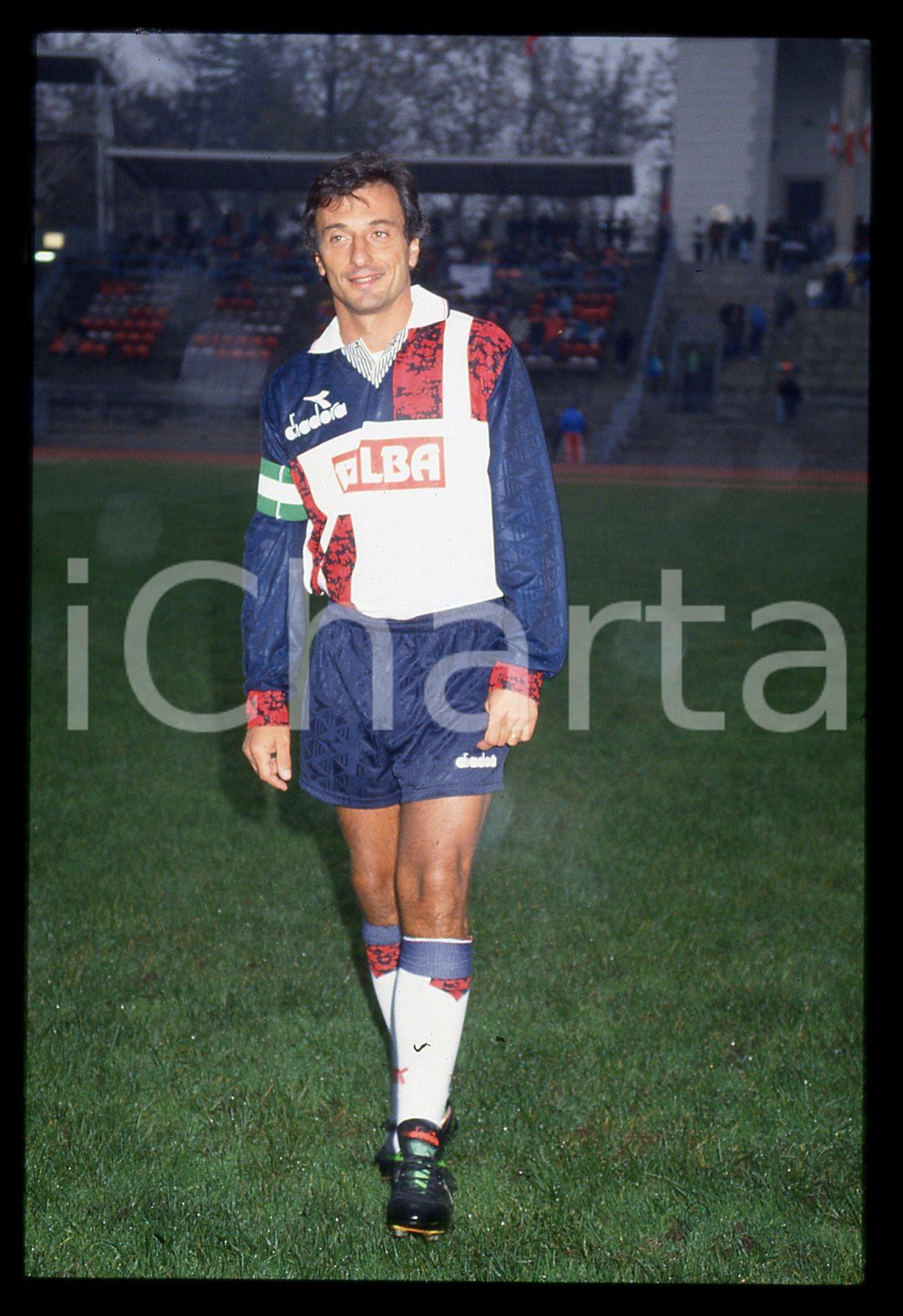 35mm vintage slide* 1990 ca MILANO Nazionale piloti F1 - Riccardo PATRESE (2)