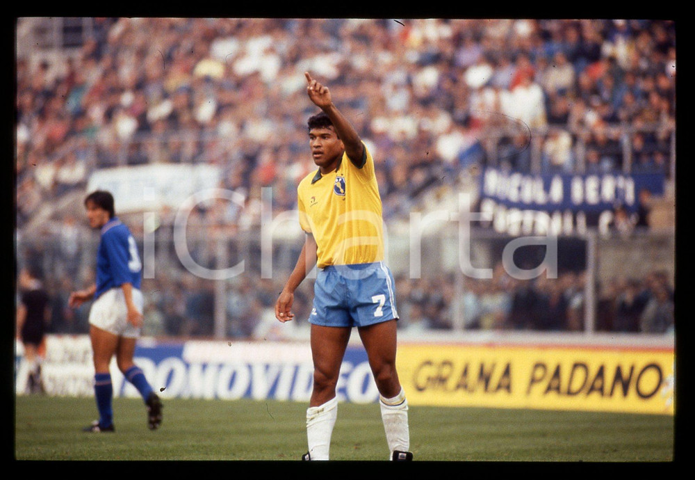 35mm vintage slide* 1989 BOLOGNA ITALIA vs BRASILE MULLER Luiz Antônio DA COSTA