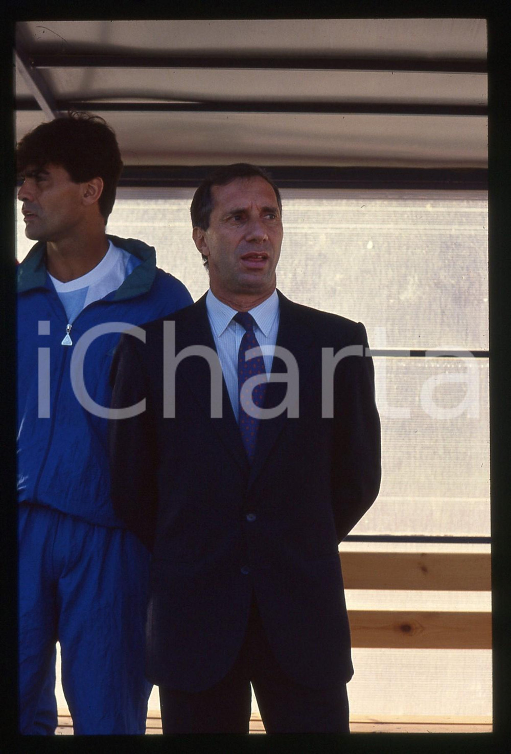 35mm vintage slide* 1989 CAGLIARI ITALIA ARGENTINA 0-0 - Carlos Salvador BILARDO