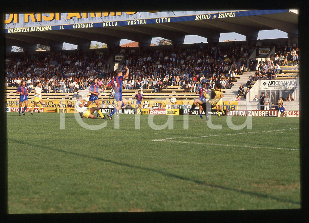 35mm vintage slide* 1989 CALCIO SERIE B PARMA vs COSENZA 5-1 Lorenzo MINOTTI