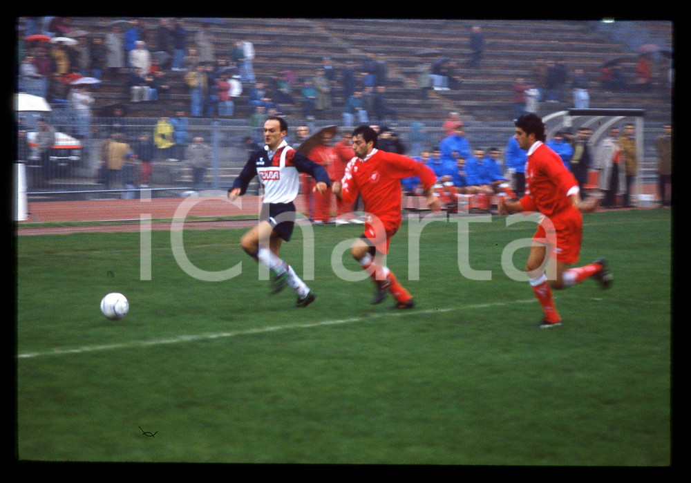 35mm vintage slide* 1990 ca MILANO CALCIO Piloti FORMULA 1 vs VIGILI DEL FUOCO 6