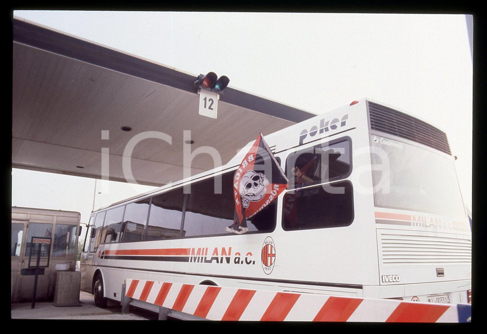 35mm vintage slide* 1988 ITALIA Pullman ufficiale A.C. MILAN