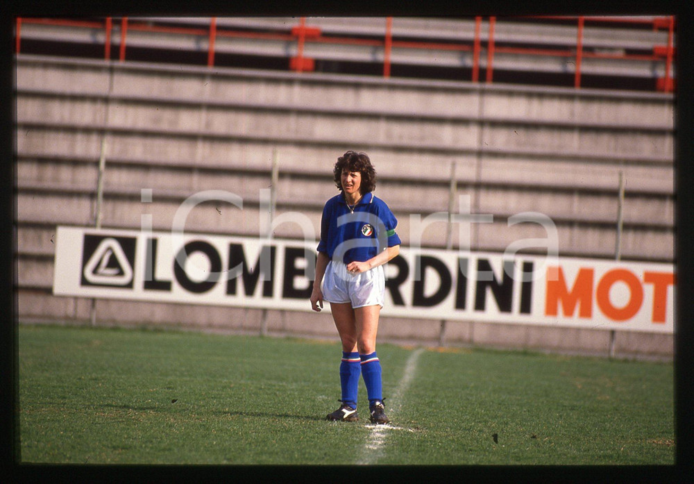 35mm vintage slide* 1989 REGGIO EMILIA - CALCIO FEMMINILE Elisabetta VIGNOTTO