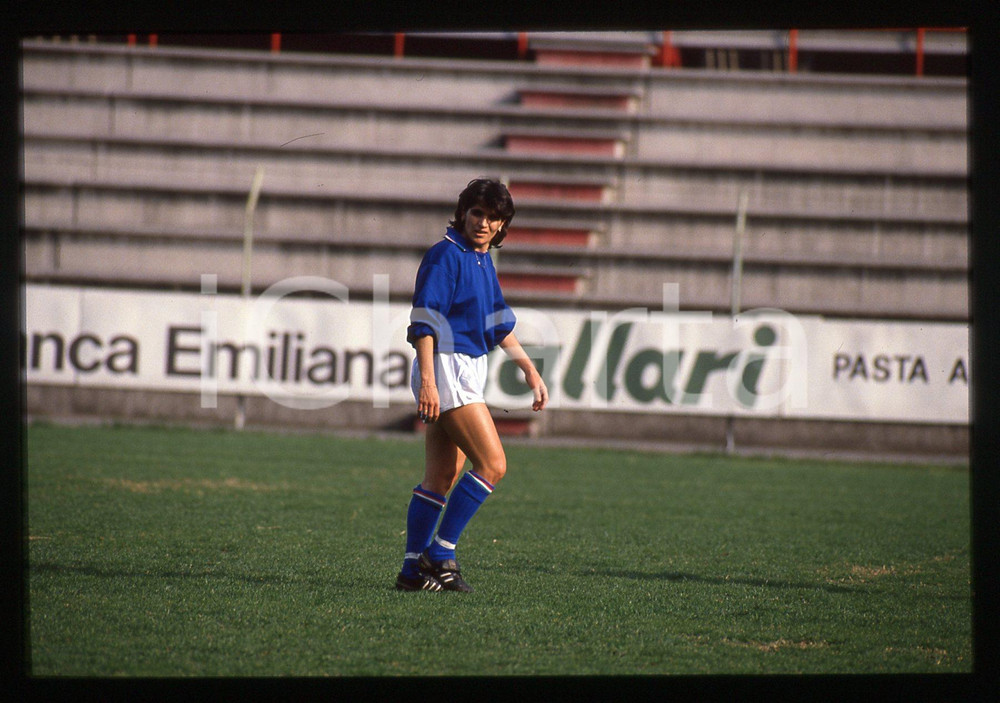 35mm vintage slide* 1989 REGGIO EMILIA - CALCIO FEMMINILE Anna Maria MEGA 3