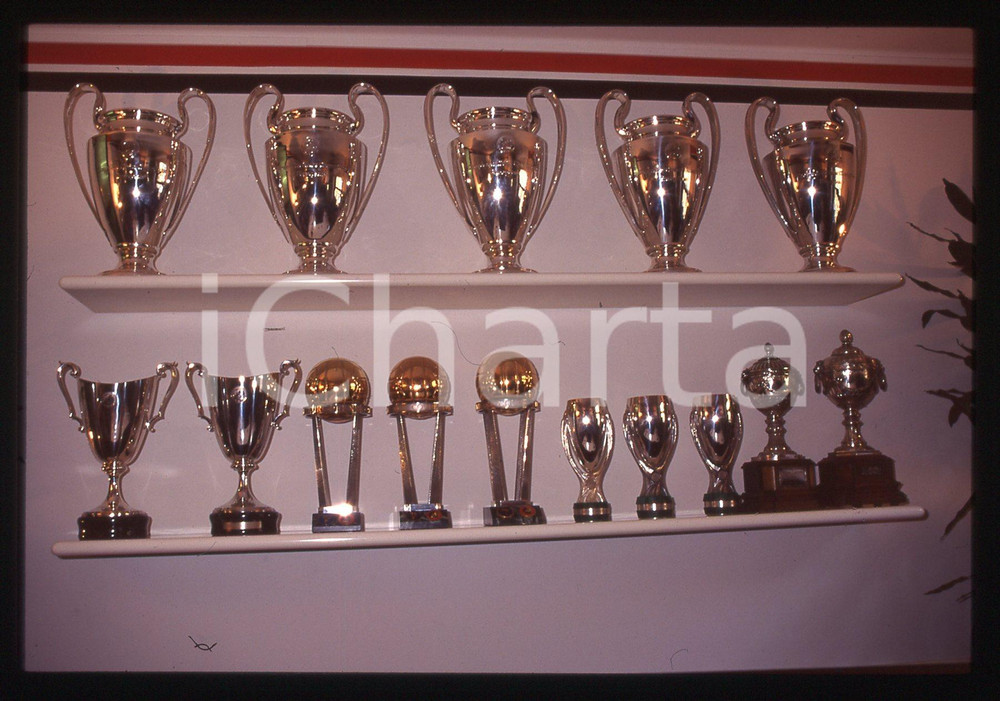 35mm vintage slide* 1995 ca MILANO Sala trofei A.C. MILAN