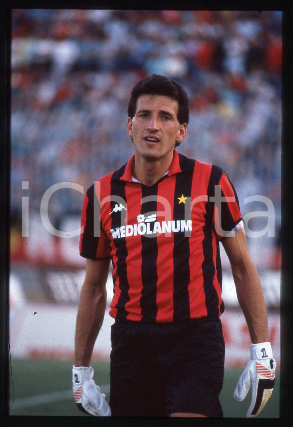35mm vintage slide* 1987 PARMA Amichevole PARMA MILAN 0-3 - Giovanni GALLI