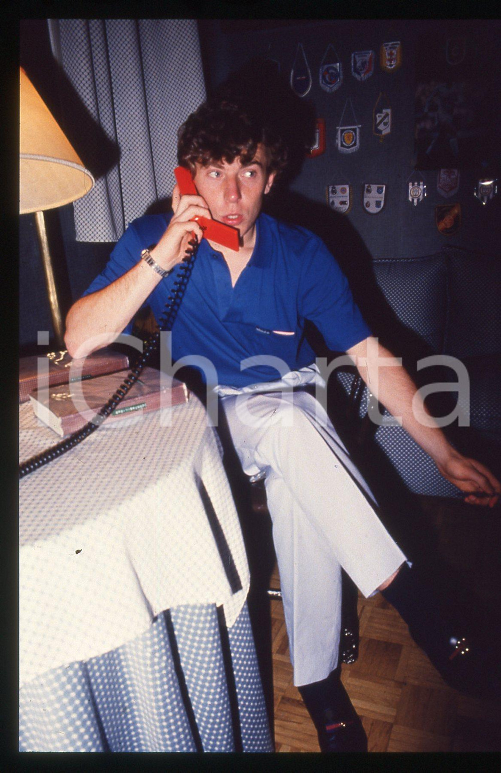35mm vintage slide* 1990 ca MADRID Emilio BUTRAGUENO REAL MADRID - Ritratto (3)