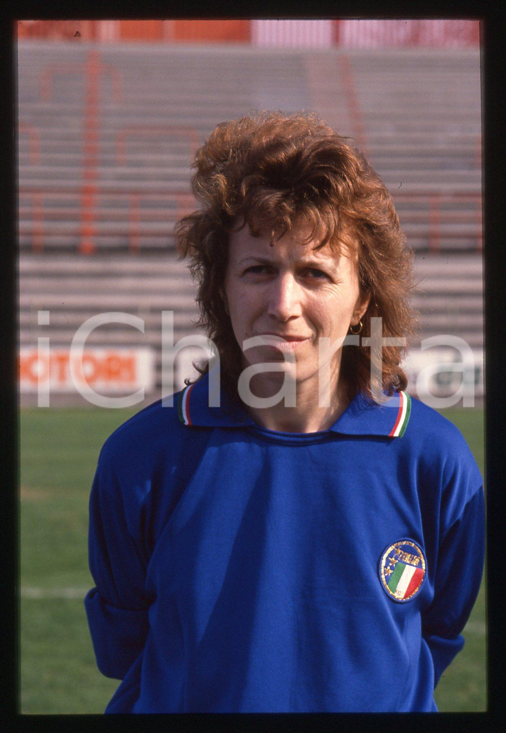 35mm vintage slide* 1989 REGGIO EMILIA - CALCIO FEMMINILE Paola BONATO