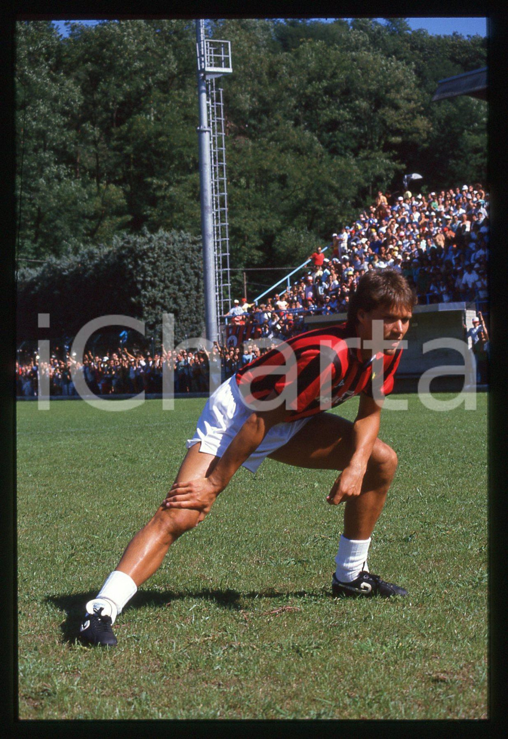35mm vintage slide* 1987 MILANELLO Marco VAN BASTEN Amichevole A.C. MILAN (2)