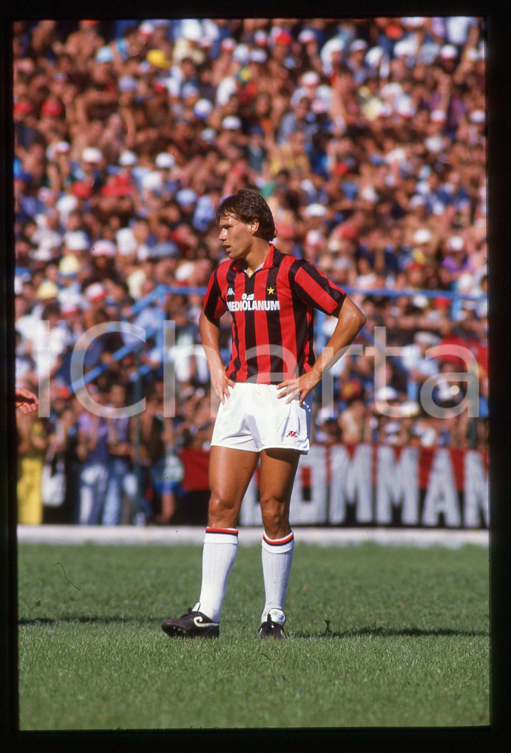 35mm vintage slide* 1987 MILANELLO Marco VAN BASTEN Amichevole A.C. MILAN (3)