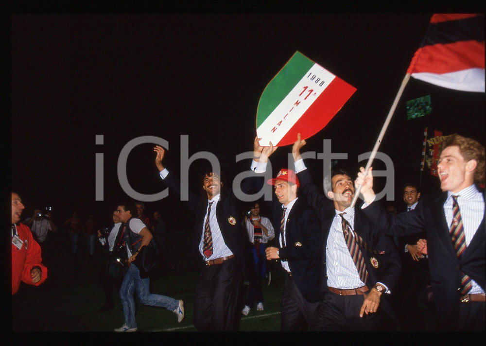 35mm vintage slide* 1988 MILAN Ruud GULLIT Daniele MASSARO Pietro Paolo VIRDIS 3