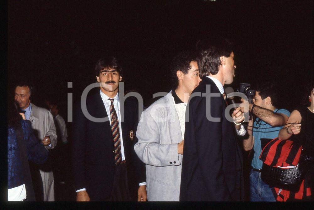 35mm vintage slide* 1988 MILANO CALCIO Giulio NUCIARI - Festa scudetto MILAN