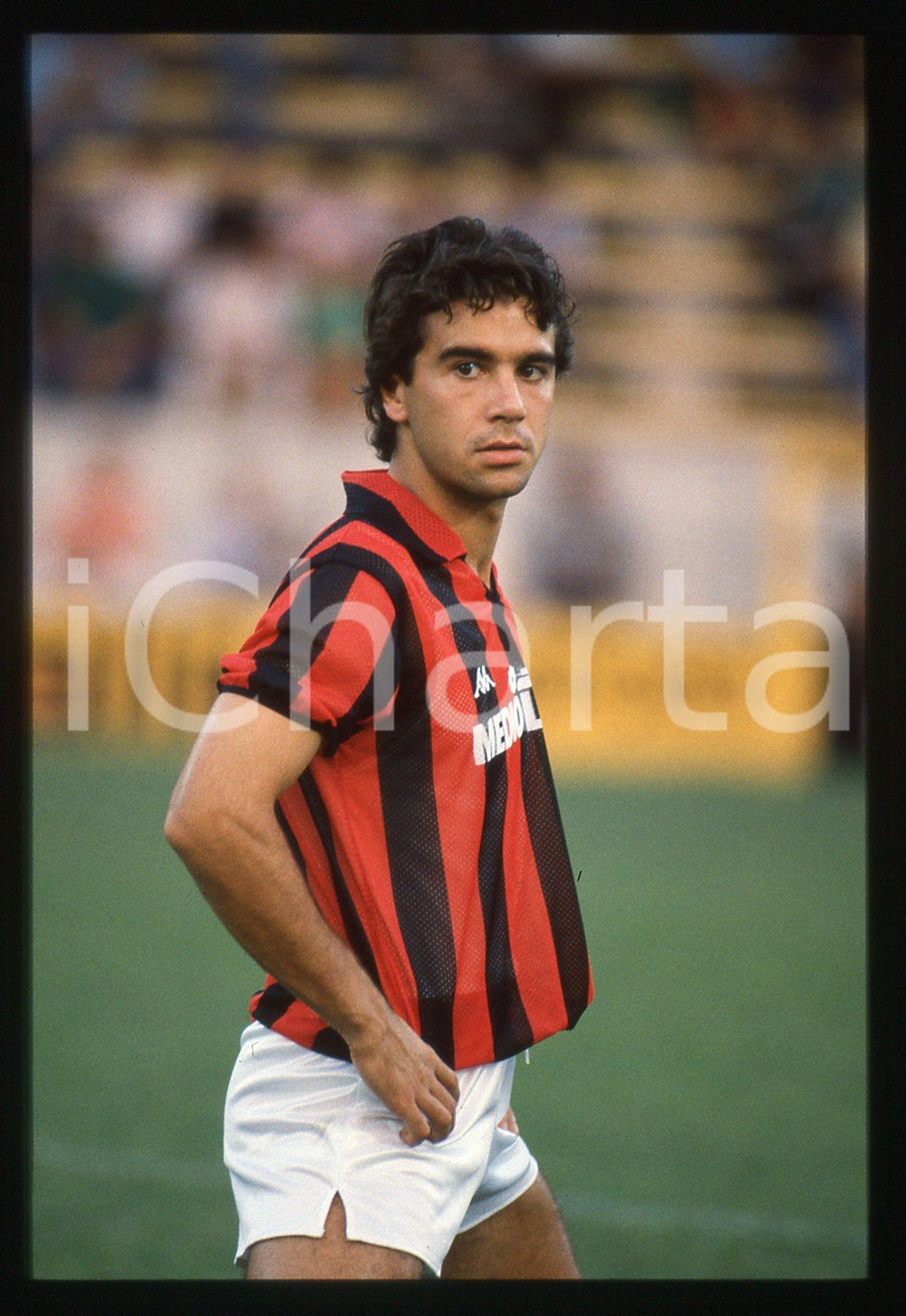 35mm vintage slide* 1989 ITALIA Stefano BORGONOVO A.C. MILAN - Partita (2)