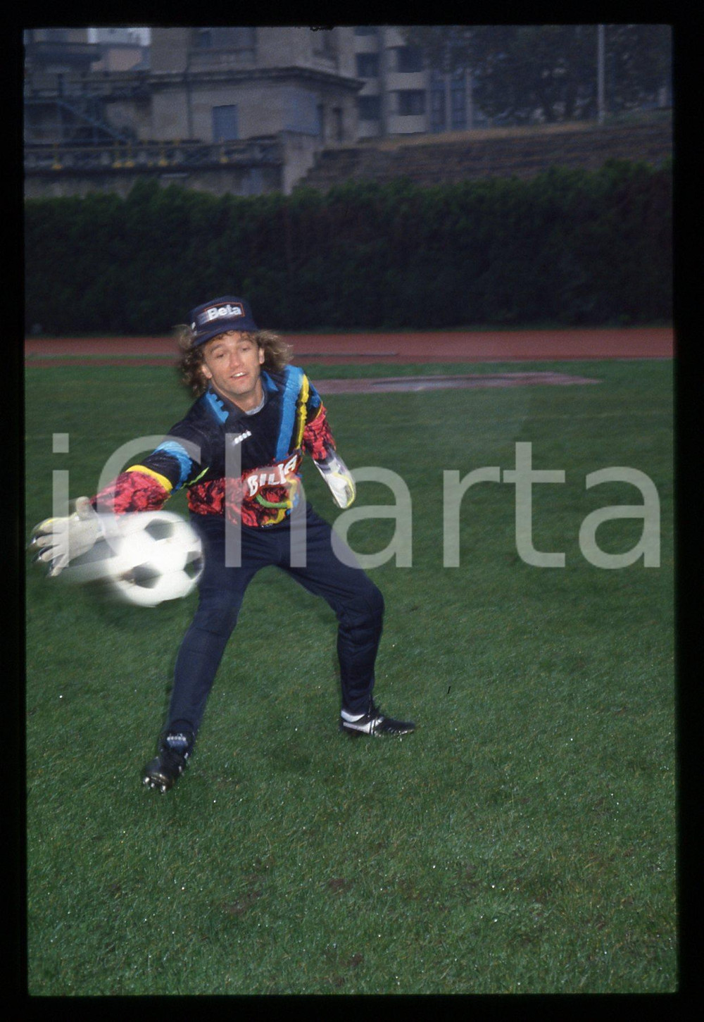 35mm vintage slide* 1990 ca MILANO Nazionale piloti F1 - Fabrizio BARBAZZA (3)
