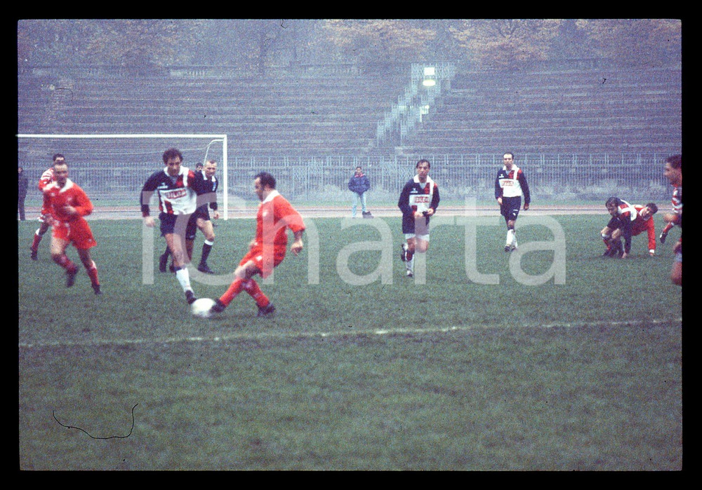 35mm vintage slide*1990ca MILANO Nazionale Piloti F1 vs Vigili del Fuoco 9