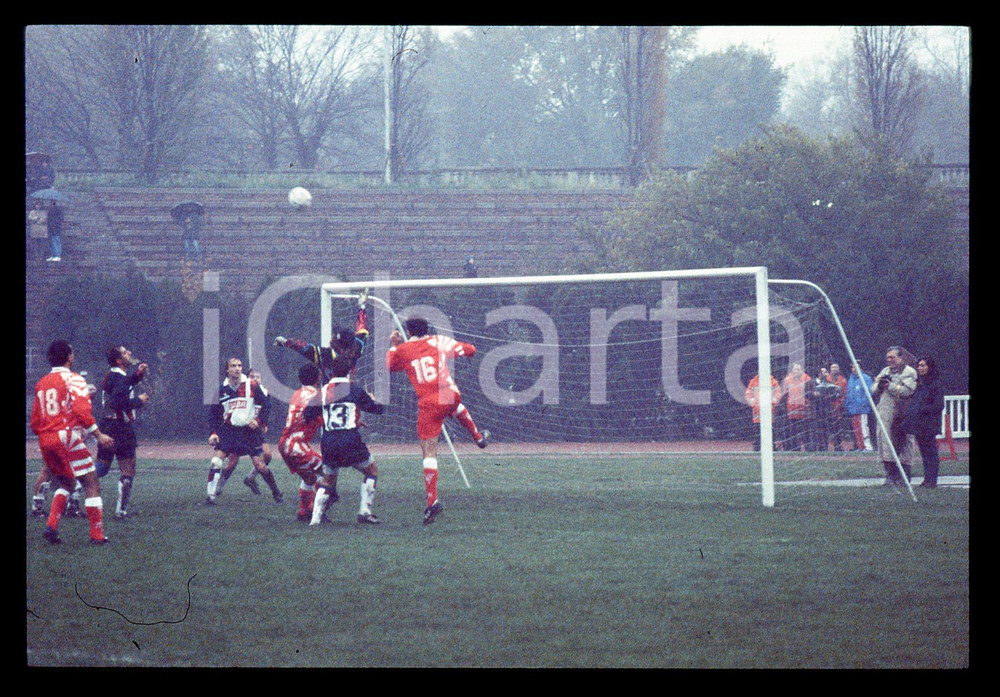 35mm vintage slide*1990ca MILANO Nazionale Piloti F1 vs Vigili del Fuoco 11