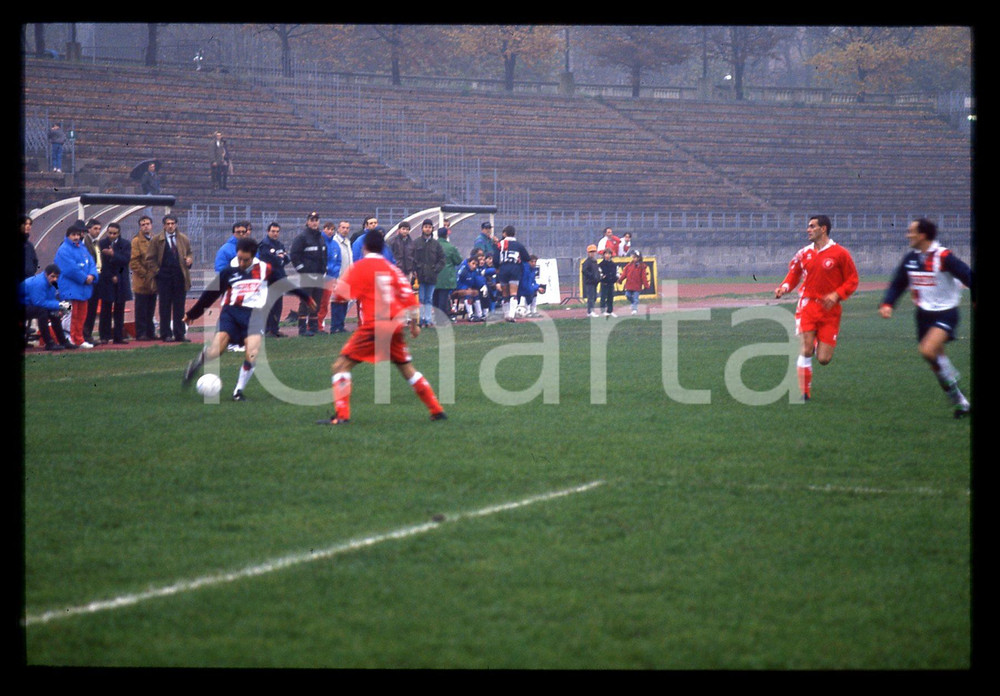 35mm vintage slide*1990ca MILANO Nazionale Piloti F1 vs Vigili del Fuoco 12
